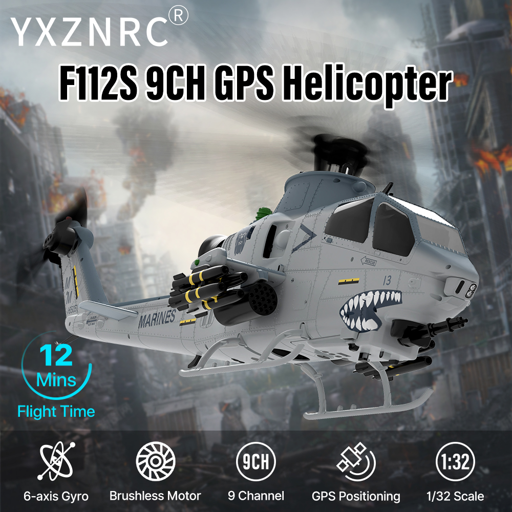 YUXIANG RC Helicopter F112S 9C - огляд і ціна Rc Helicopter Gyro